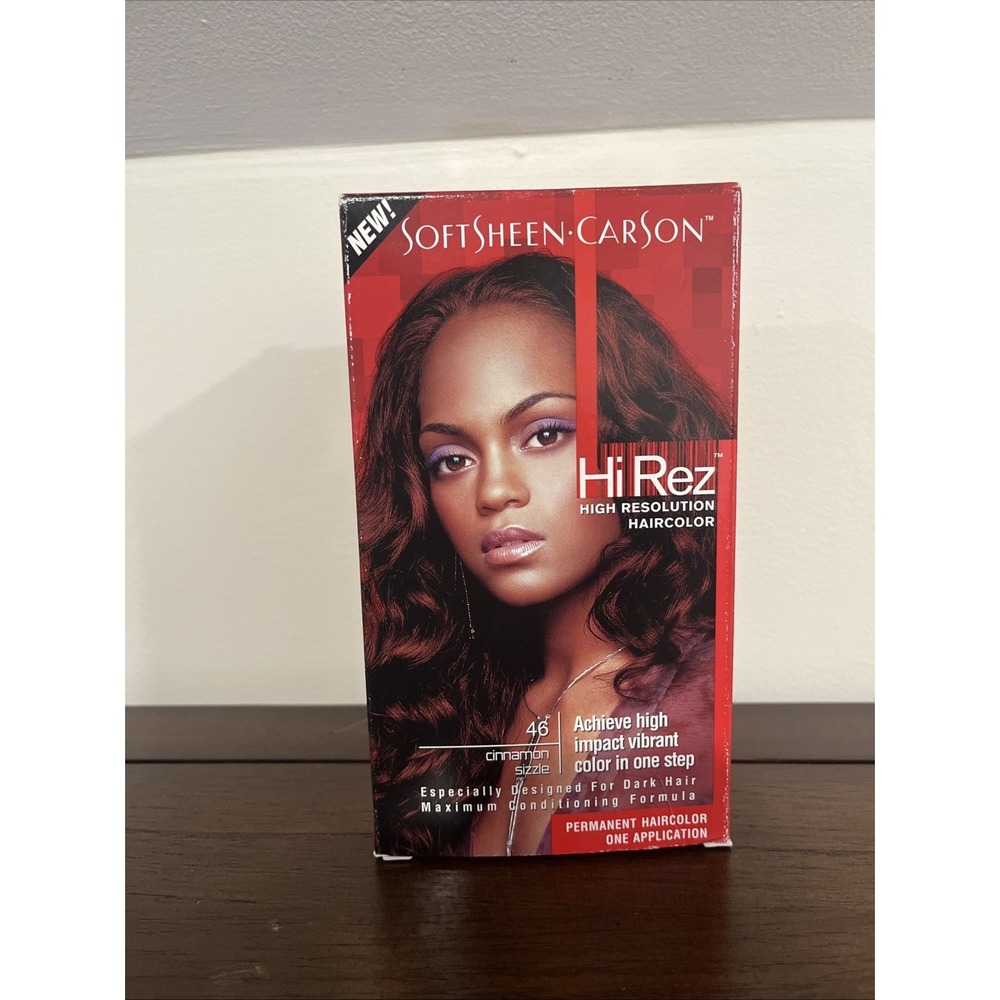SoftSheen Carson Hi Rez Haircolor #46 Cinnamon Sizzle‎ Discontinued HTF